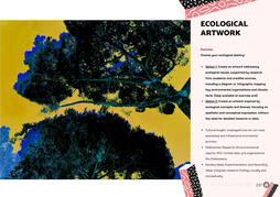Exercise 25: Ecological Artwork — Option 1: research-based with infographics — Option 2: conceptual/aesthetic Exercise 25: Ecological Artwork — Option 1: research-based with infographics — Option 2: conceptual/aesthetic
