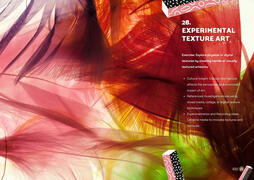 Exercise 28: Experimental Texture Art — tactile or visual textures — mixed media, digital, collage