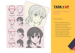 Task 1 UP: manga face anatomy — compare realistic and anime styles