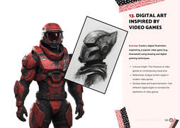 Exercise 13: Digital Art Video Games — illustration inspired by game aesthetics — Overwatch, Zelda